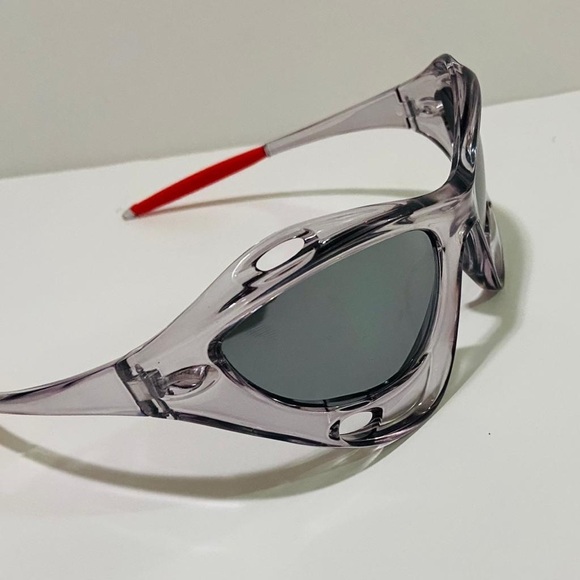 Steampunk chunky futuristic racing sunglasses main image 7